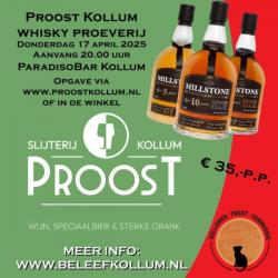 Whisky Proeverij 17 April